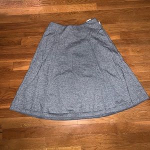 Grey skater skirt